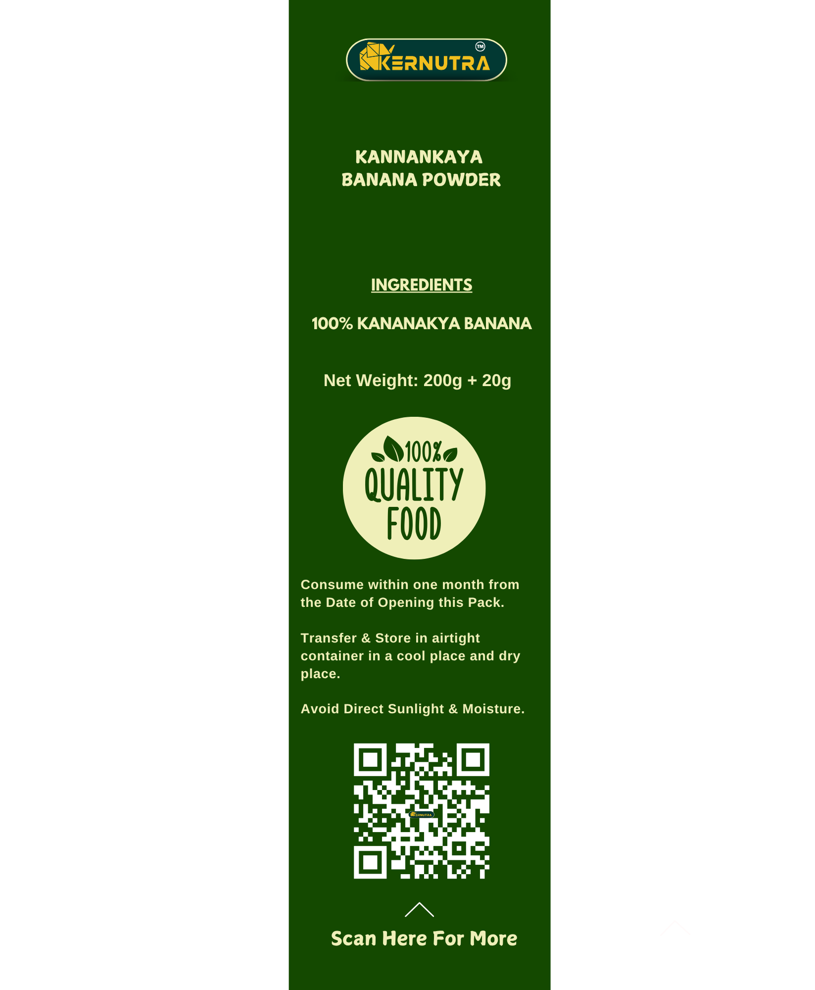 Kannankaya Banana Powder