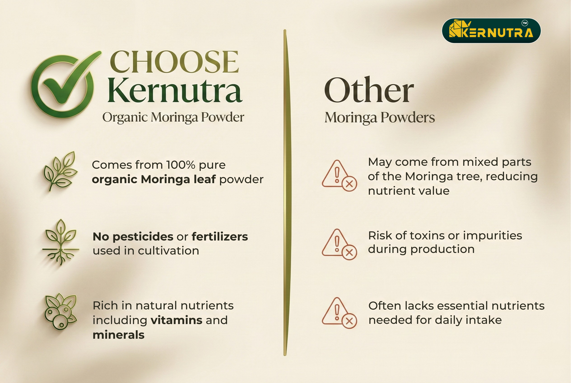 Moringa Powder - 100% Pure and Natural