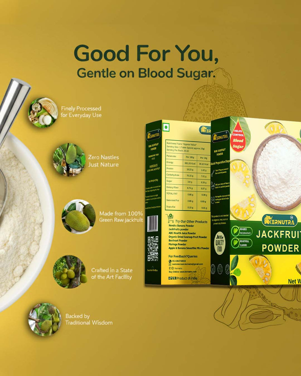 Raw Jackfruit Powder