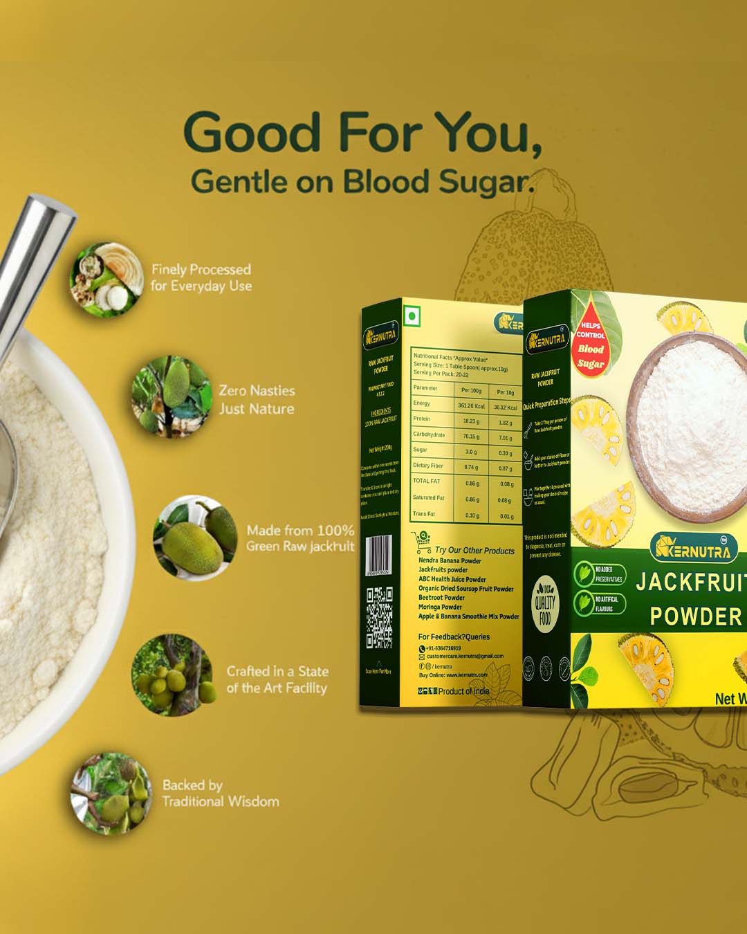 Raw Jackfruit Powder